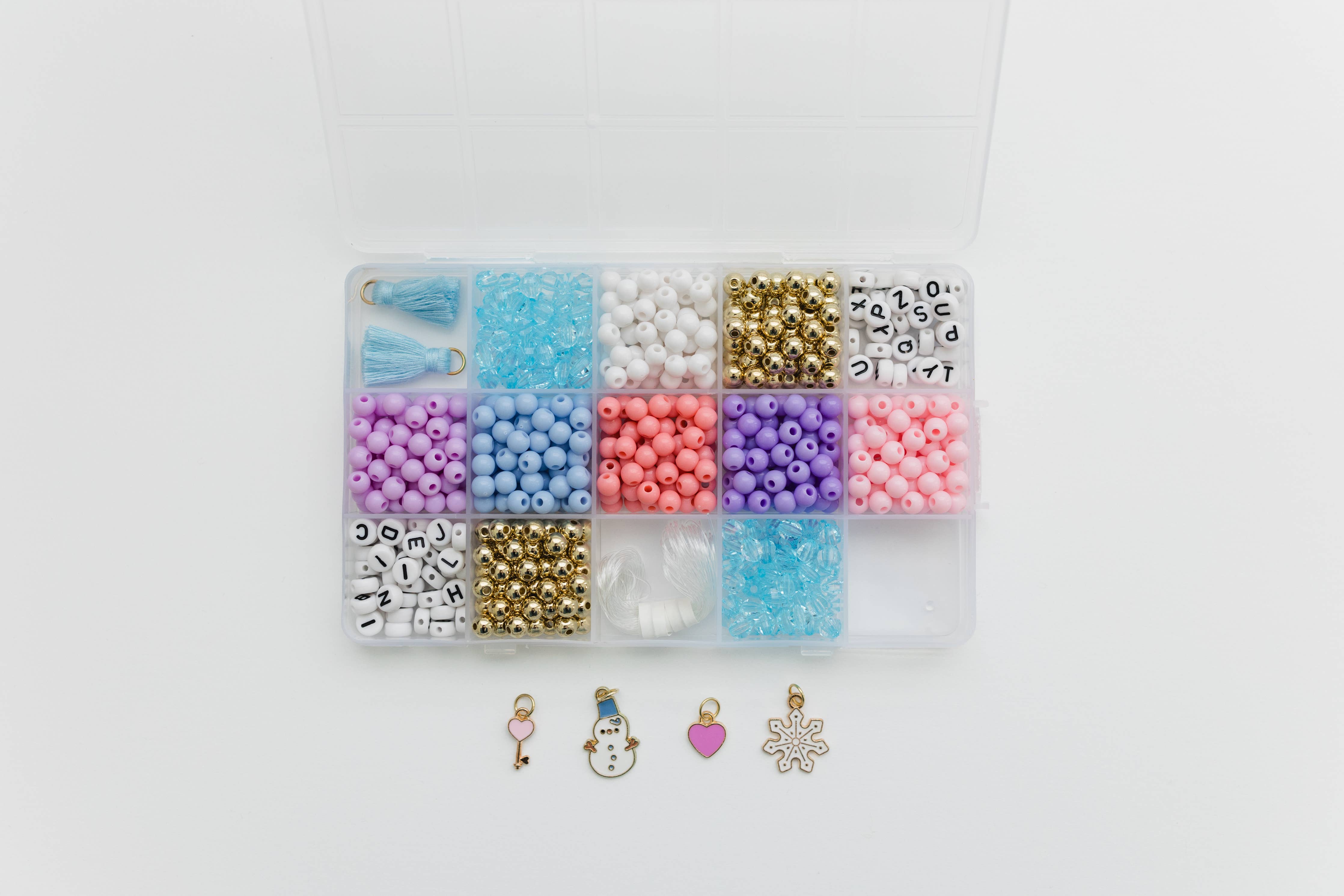 Winter Wonderland Stretchy Bracelet Kit -11- Gift/Home-Stacked Sweetly-Usher & Co - Women's Boutique Located in Atoka, OK and Durant, OK