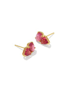 Kendra Scott: Tatum Stud Earrings-Gold Pink Mix-7- Jewelry-KENDRA SCOTT-Usher & Co - Women's Boutique Located in Atoka, OK and Durant, OK
