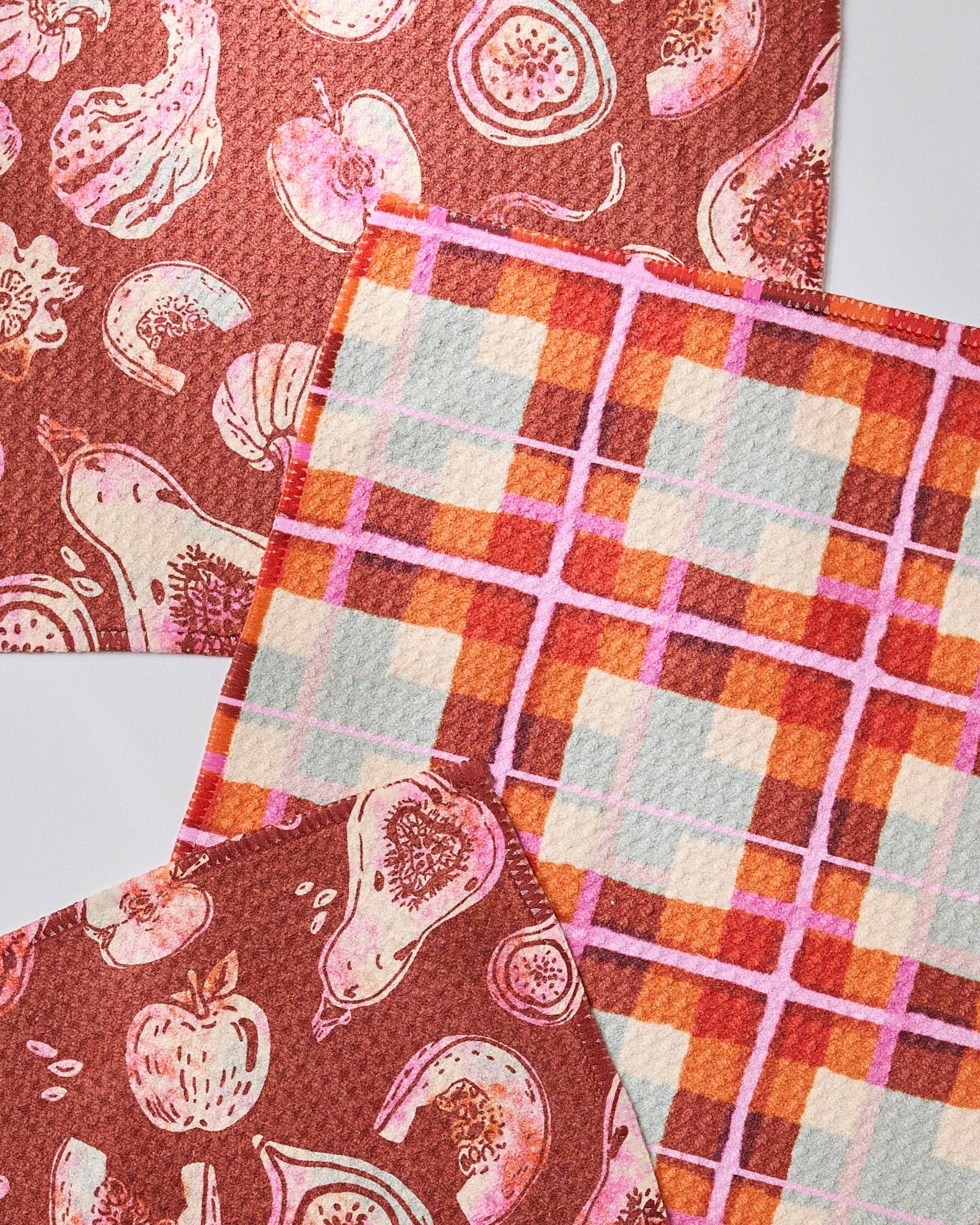 GEOMETRY: Autumnal Love Dishcloth Set-11- Gift/Home-Geometry-Usher & Co - Women's Boutique Located in Atoka, OK and Durant, OK