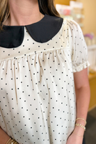 Poppy Dot Top-1- Tops-Wishlist-Usher & Co - Women's Boutique Located in Atoka, OK and Durant, OK