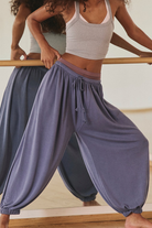 Free People Movement: Momentum Balloon Pants - Blue Indigo-4- Bottoms-Free People Movement-Usher & Co - Women's Boutique Located in Atoka, OK and Durant, OK