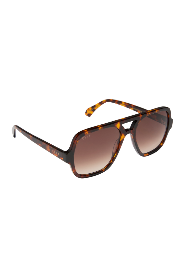 DIFF: Layton-Rich Tortoise-8- Accessory-DIFF EYEWEAR / DIME OPTICS-Usher & Co - Women's Boutique Located in Atoka, OK and Durant, OK