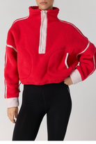 FP Movement: Mountain High 1/2 Zip-Candy Apple W/ Pearl-2- Tops Over-Free People Movement-Usher & Co - Women's Boutique Located in Atoka, OK and Durant, OK