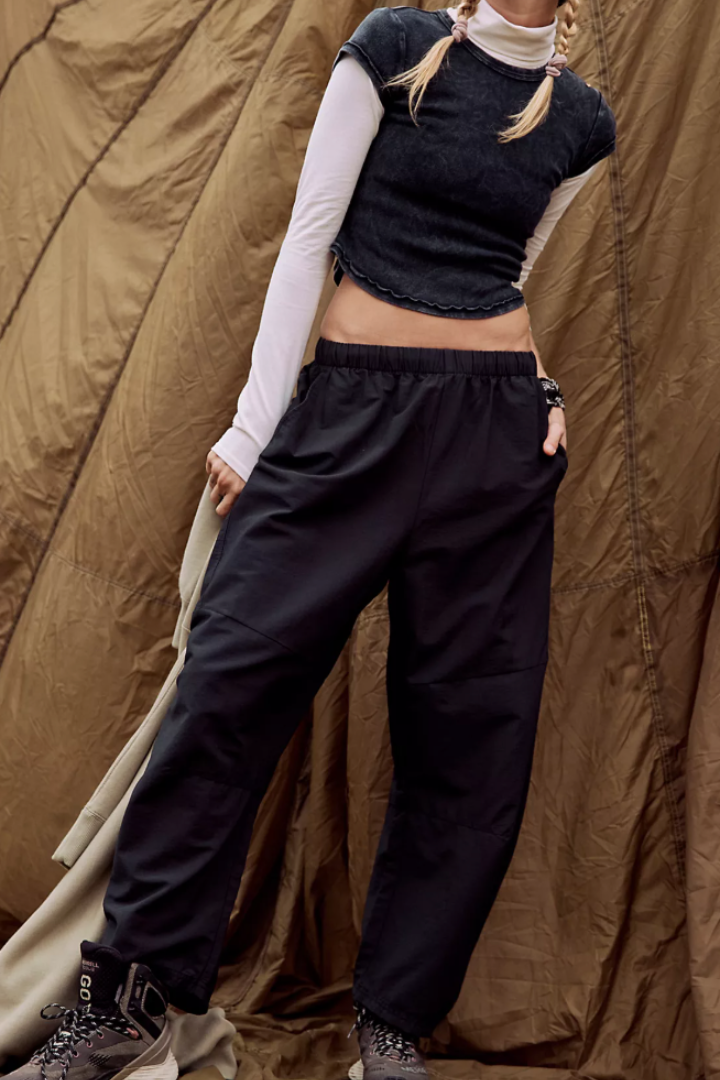 FP Movement: Game Day Pant-Black-4- Bottoms-Free People Movement-Usher & Co - Women's Boutique Located in Atoka, OK and Durant, OK