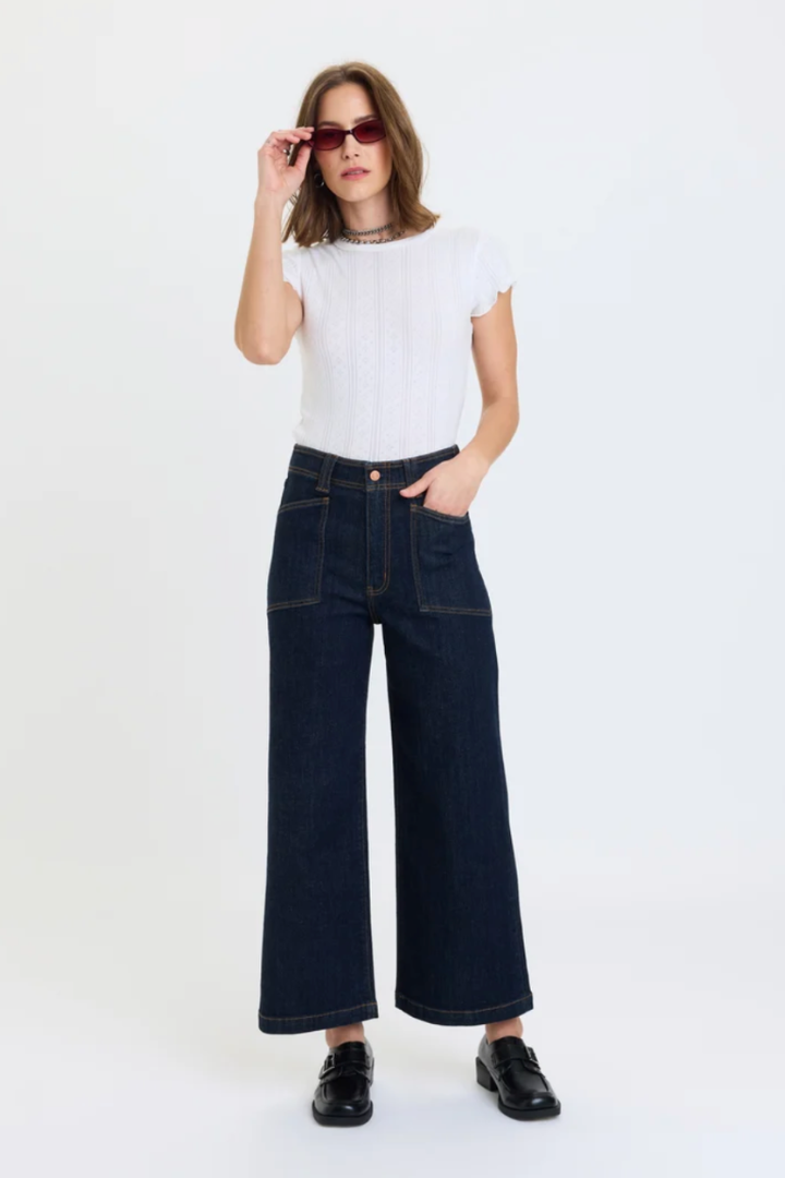 DAZE: Valley Girl-Rinse-5- Denim-DAZE-Usher & Co - Women's Boutique Located in Atoka, OK and Durant, OK