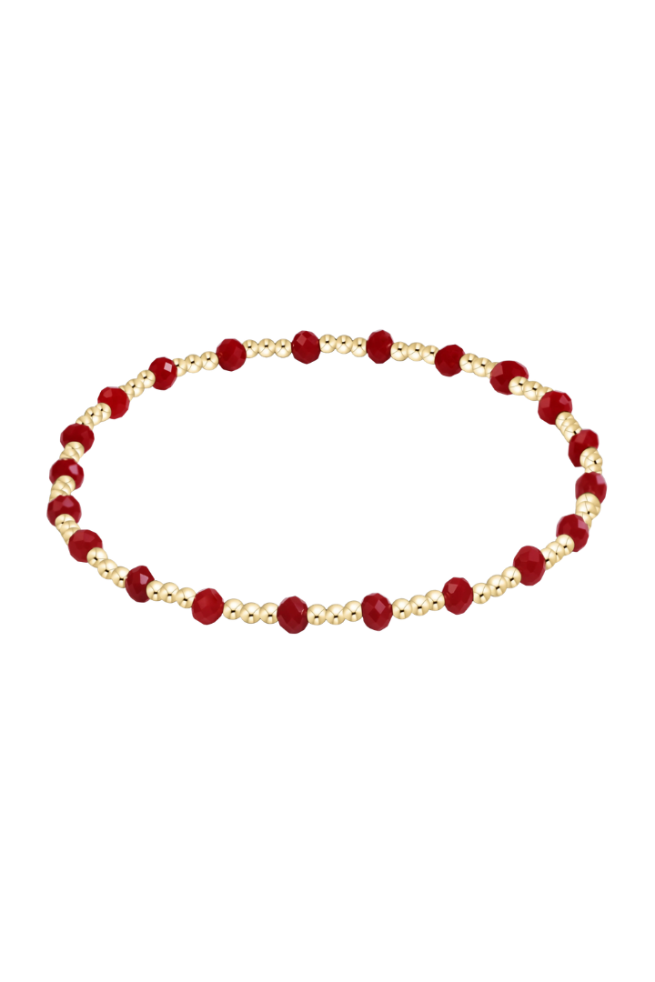 enewton: Gameday Flirty Sincerity Bracelet-Crimson-7- Jewelry-ENEWTON-Usher & Co - Women's Boutique Located in Atoka, OK and Durant, OK