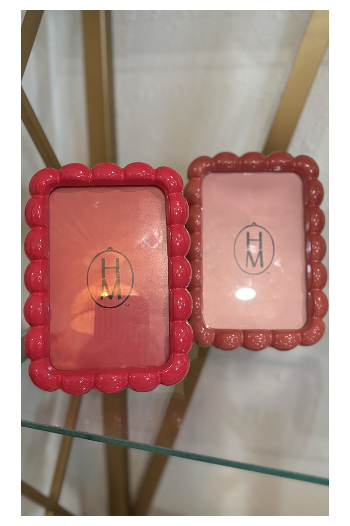 Scalloped Photo Frame-11- Gift/Home-Hazel Mazel-Usher & Co - Women's Boutique Located in Atoka, OK and Durant, OK