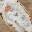 Copper Pearl: Knit Swaddle Blanket - Boone-12- Baby/Kids/Men-Copper Pearl-Usher & Co - Women's Boutique Located in Atoka, OK and Durant, OK