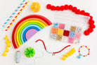 Color My World Rainbow Stretchy Bracelet Kit-11- Gift/Home-Stacked Sweetly-Usher & Co - Women's Boutique Located in Atoka, OK and Durant, OK