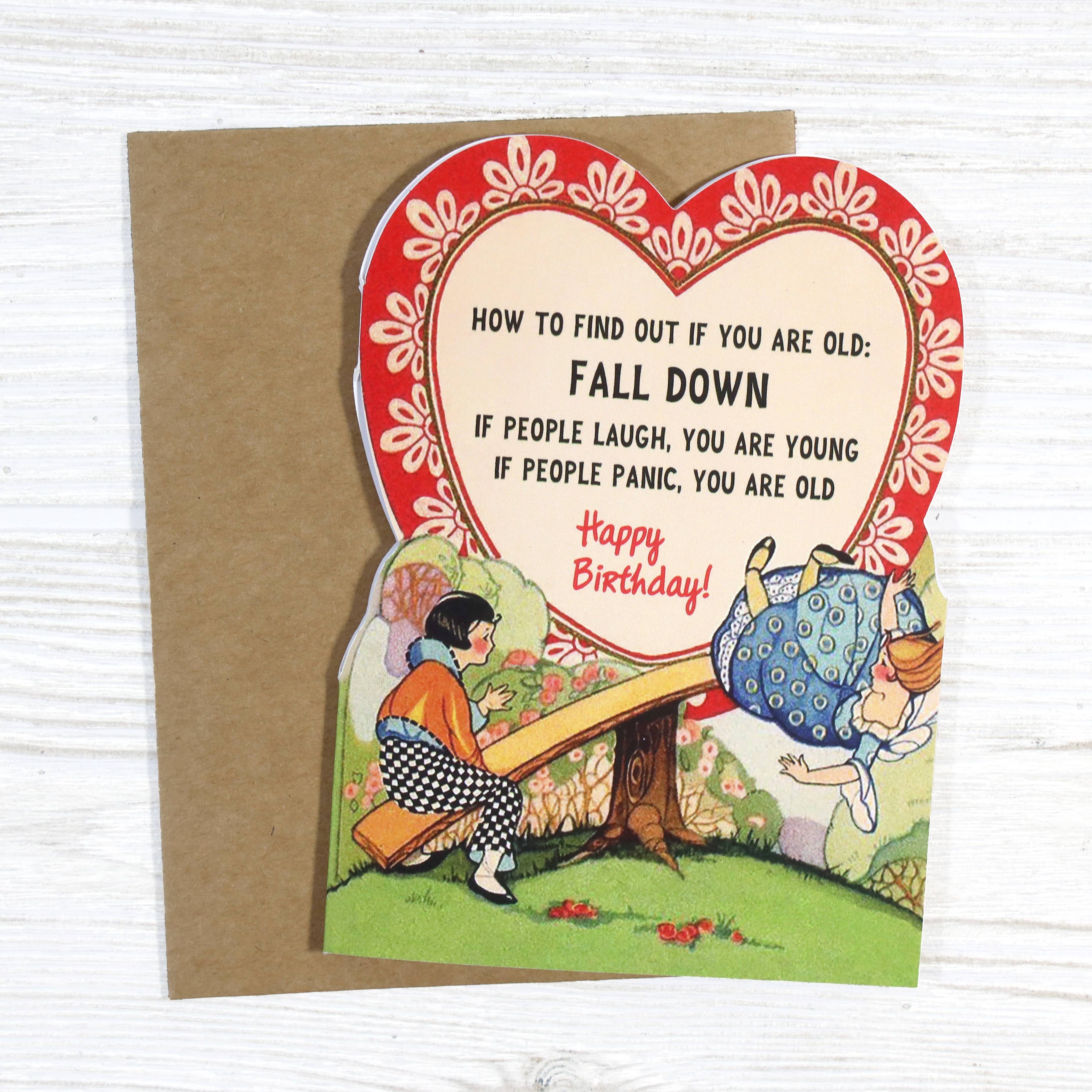 How to Find Out if You Are Old - Funny Birthday Card-11- Gift/Home-Bad Betty Greeting Co.-Usher & Co - Women's Boutique Located in Atoka, OK and Durant, OK