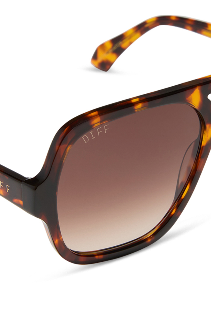 DIFF: Layton-Rich Tortoise-8- Accessory-DIFF EYEWEAR / DIME OPTICS-Usher & Co - Women's Boutique Located in Atoka, OK and Durant, OK