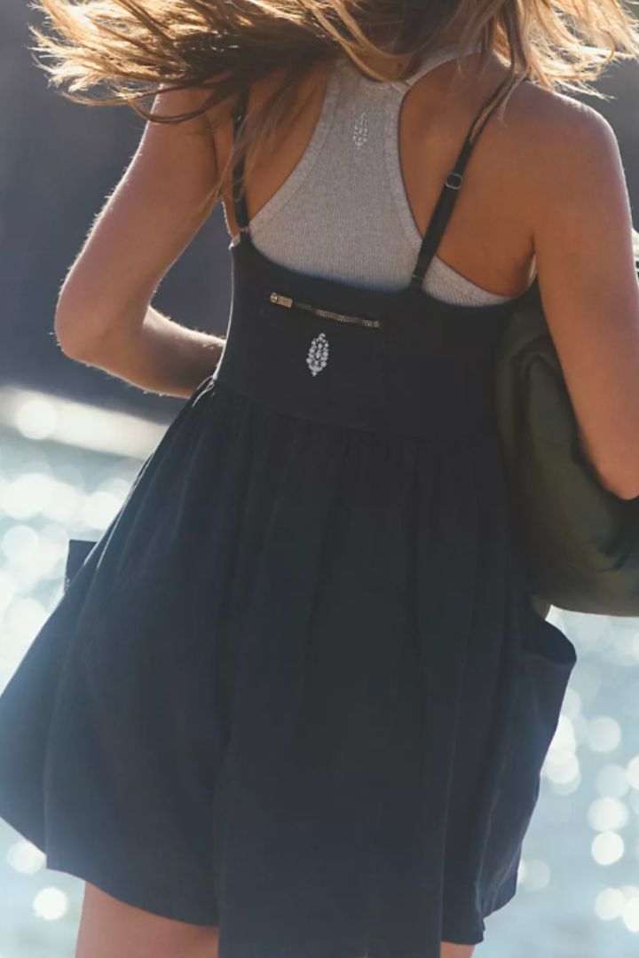 FP Movement: Hot Shot Strappy Romper-Black-6- Dress/Romp/Jump-Free People Movement-Usher & Co - Women's Boutique Located in Atoka, OK and Durant, OK