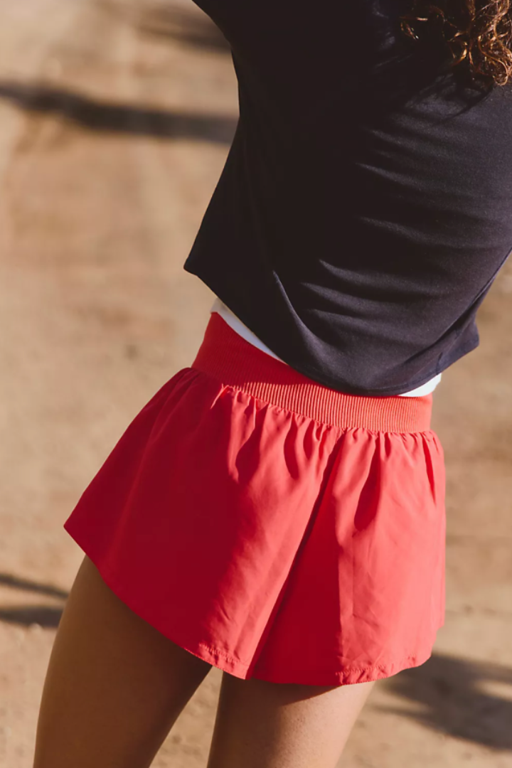 FP Movement: Carpe Diem Shorts-Grapefruit-4- Bottoms-Free People Movement-Usher & Co - Women's Boutique Located in Atoka, OK and Durant, OK