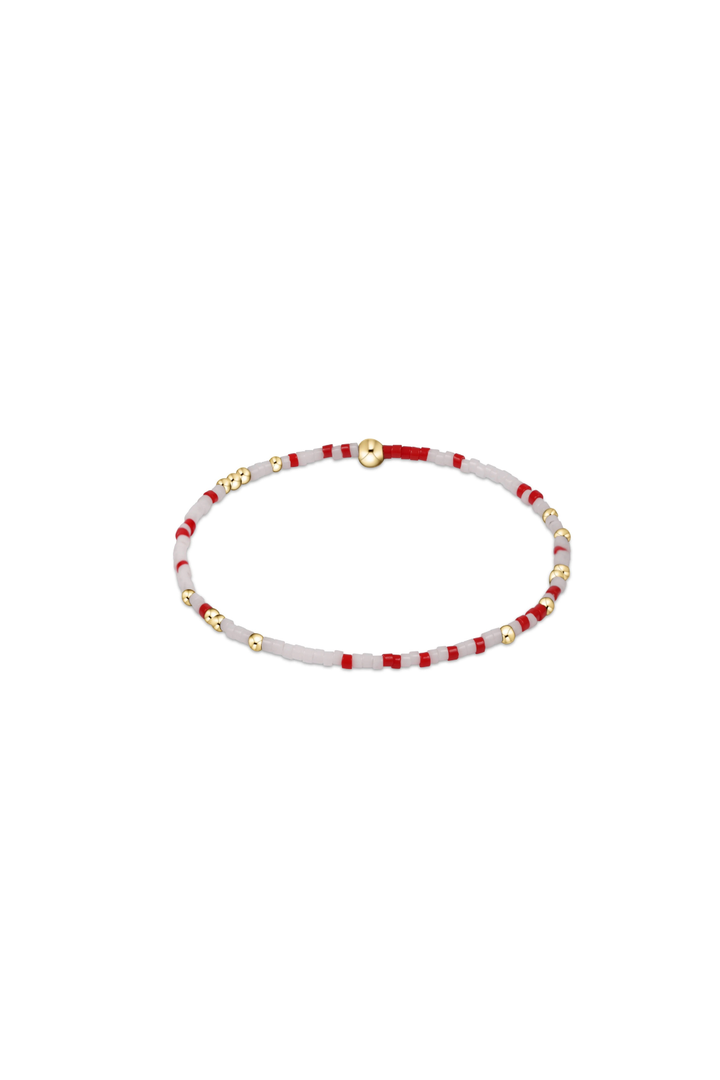 Enewton: Gameday Hope Unwritten Bracelet - Red - White-7- Jewelry-Enewton-Usher & Co - Women's Boutique Located in Atoka, OK and Durant, OK