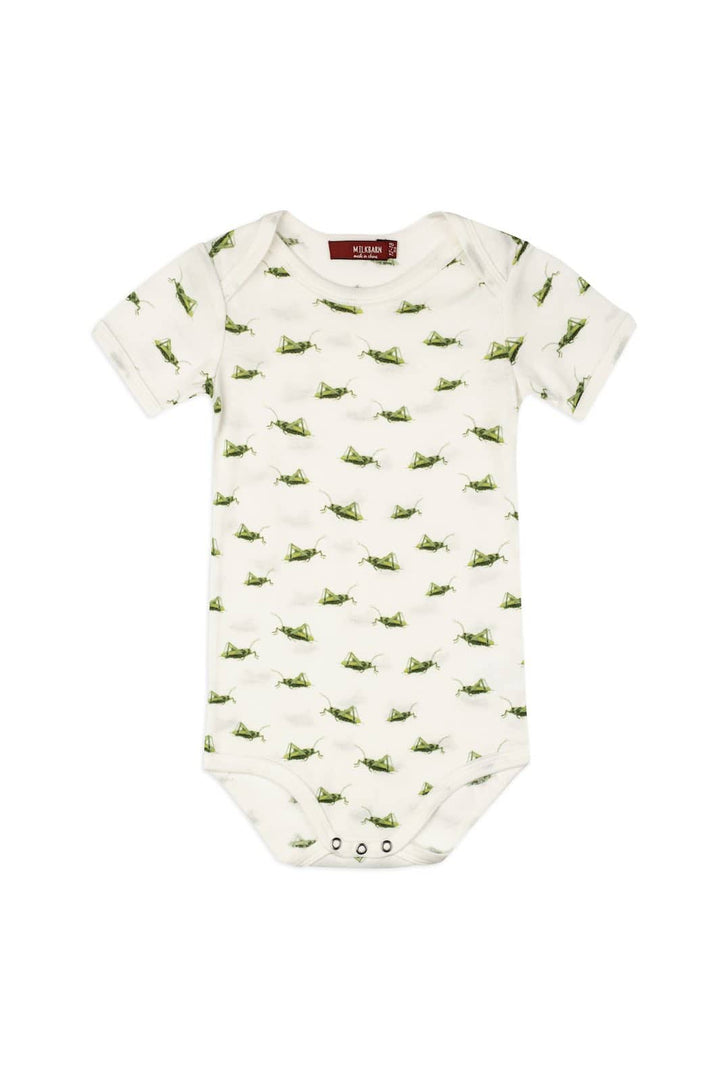 Milkbarn: Organic One Piece - Grasshopper-12- Baby/Kids/Men-Milkbarn-Usher & Co - Women's Boutique Located in Atoka, OK and Durant, OK