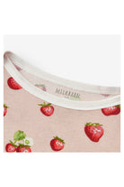 Milkbarn: Organic Cotton One Piece - Strawberry-12- Baby/Kids/Men-Milkbarn-Usher & Co - Women's Boutique Located in Atoka, OK and Durant, OK