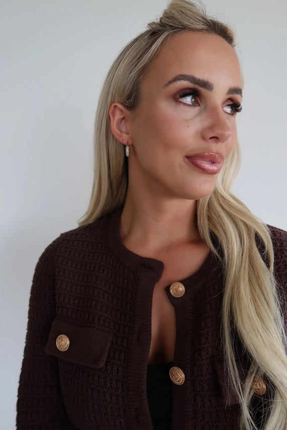 Small Diamond Hoops-Gold-7- Jewelry-CHANSUTTPEARLS-Usher & Co - Women's Boutique Located in Atoka, OK and Durant, OK