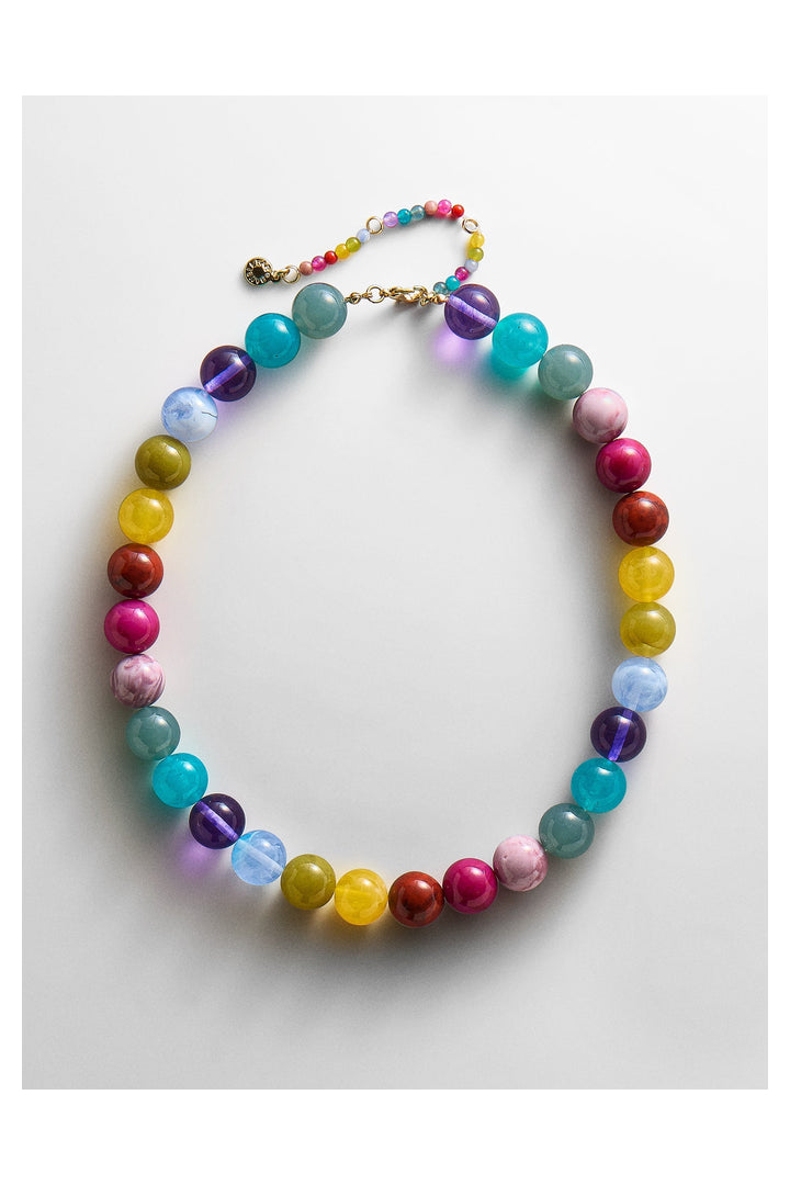 Baublebar: Mini Jane Beaded Necklace - Multi-7- Jewelry-Baublebar-Usher & Co - Women's Boutique Located in Atoka, OK and Durant, OK
