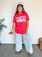 Miss USA Tee-1- Tops-Pierce + Pine-Usher & Co - Women's Boutique Located in Atoka, OK and Durant, OK