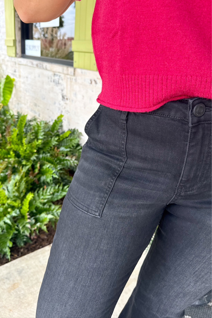 Kut From The Kloth: Kelsey-Black-5- Denim-KUT FROM THE KLOTH-Usher & Co - Women's Boutique Located in Atoka, OK and Durant, OK