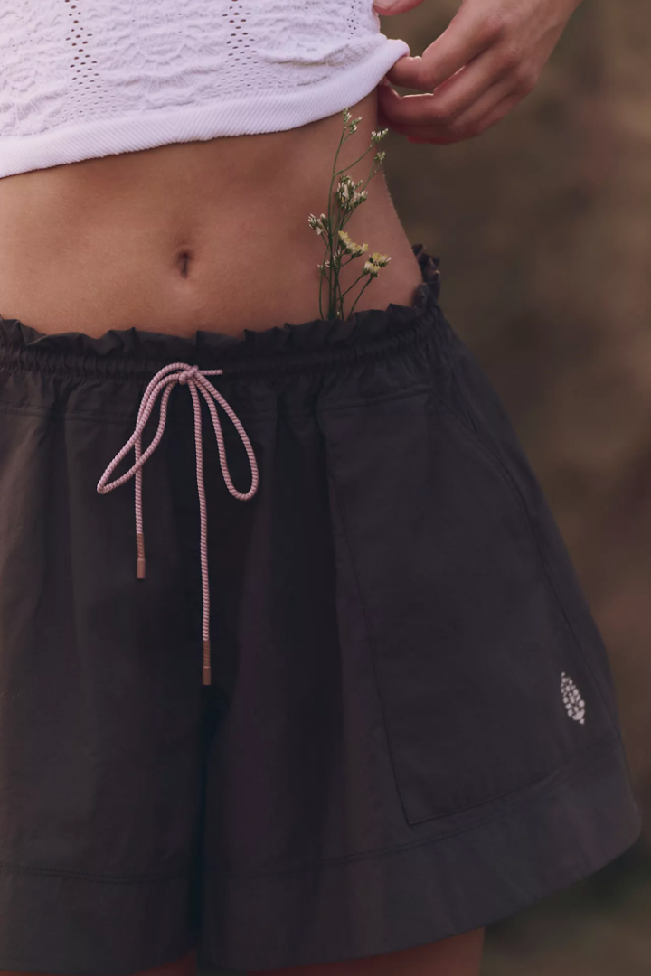 FP Movement: Horizon Short-Chocolate-4- Bottoms-Free People Movement-Usher & Co - Women's Boutique Located in Atoka, OK and Durant, OK