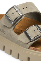 Birkenstock: Arizona Chunky Suede-Taupe Tonal-9- Shoes-Birkenstock-Usher & Co - Women's Boutique Located in Atoka, OK and Durant, OK