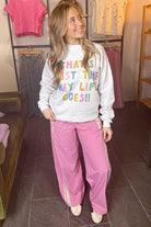 With The Wind Pants-Pink-4- Bottoms-Veveret-Usher & Co - Women's Boutique Located in Atoka, OK and Durant, OK