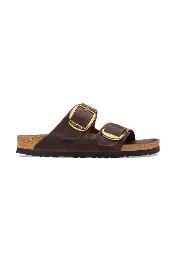 Birkenstock: Arizona Big Buckle Oiled Leather-Habana-9- Shoes-BIRKENSTOCK-Usher & Co - Women's Boutique Located in Atoka, OK and Durant, OK