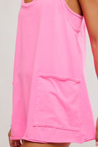 Free People Movement: Hot Shot Mini Dress - Hot Pink-6- Dress/Romp/Jump-Free People Movement-Usher & Co - Women's Boutique Located in Atoka, OK and Durant, OK