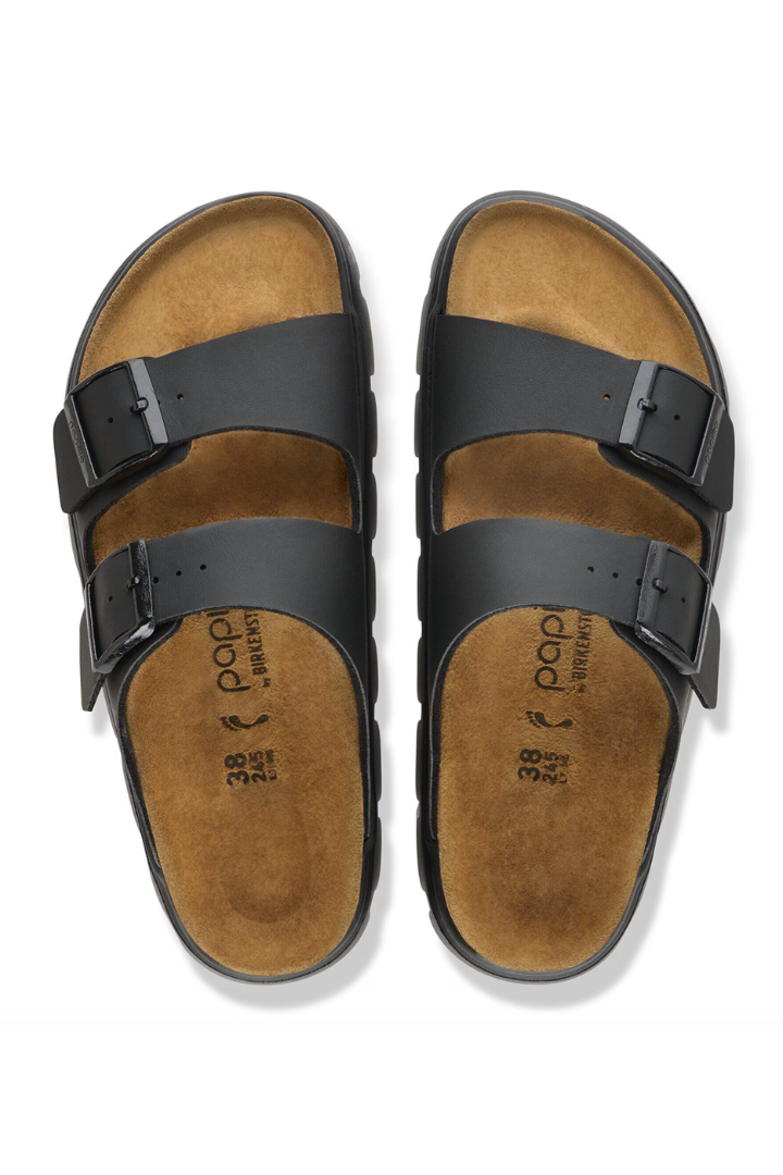 Birkenstock: Arizona Chunky Birko Flor-Black-9- Shoes-Birkenstock-Usher & Co - Women's Boutique Located in Atoka, OK and Durant, OK
