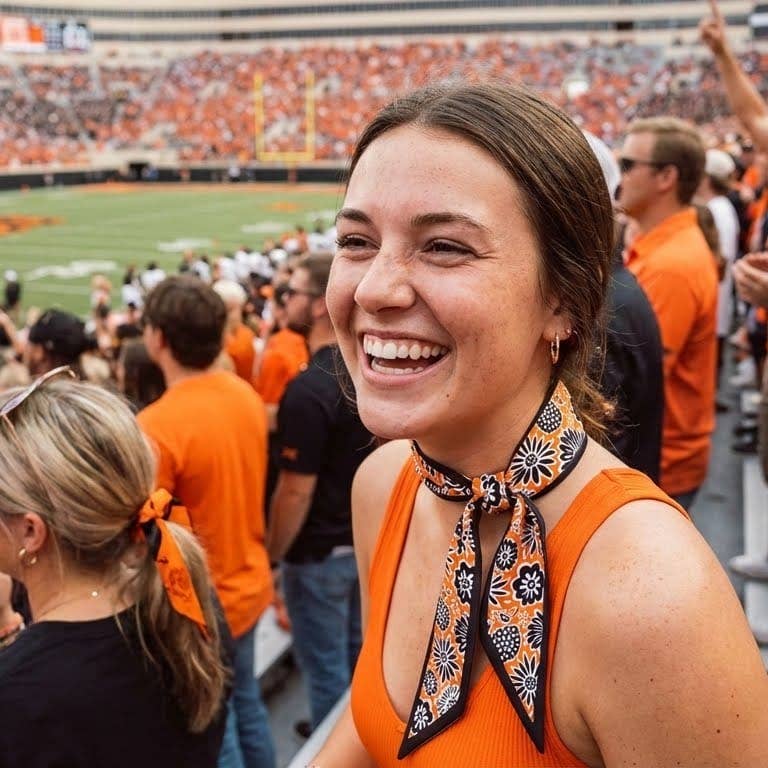 Skinny Scarf – Oklahoma State Cowboys-8- Accessory-Desden-Usher & Co - Women's Boutique Located in Atoka, OK and Durant, OK