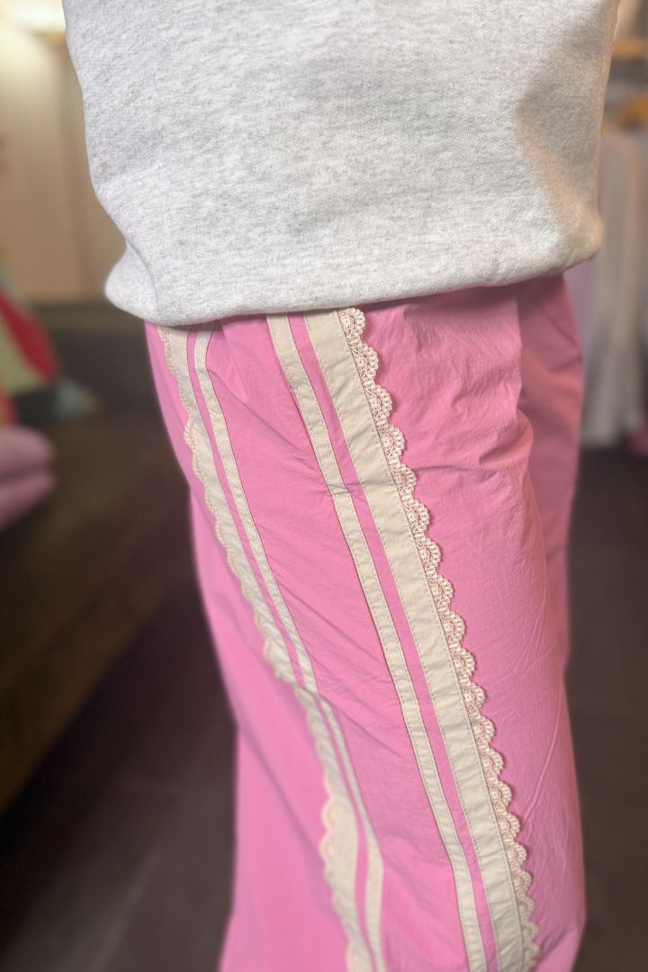 With The Wind Pants-Pink-4- Bottoms-Veveret-Usher & Co - Women's Boutique Located in Atoka, OK and Durant, OK