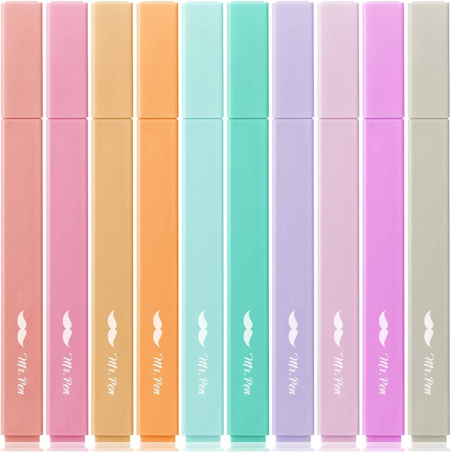 Aesthetic Highlighters 10 Pack Candy Colors-11- Gift/Home-Mr. Pen-Usher & Co - Women's Boutique Located in Atoka, OK and Durant, OK