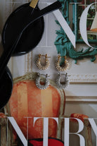 Small Diamond Hoops-Gold-7- Jewelry-CHANSUTTPEARLS-Usher & Co - Women's Boutique Located in Atoka, OK and Durant, OK