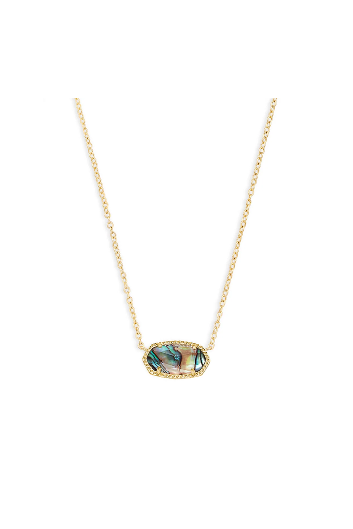 Kendra Scott: Elisa Necklace - Gold Abalone Shell-7- Jewelry-Kendra Scott-Usher & Co - Women's Boutique Located in Atoka, OK and Durant, OK