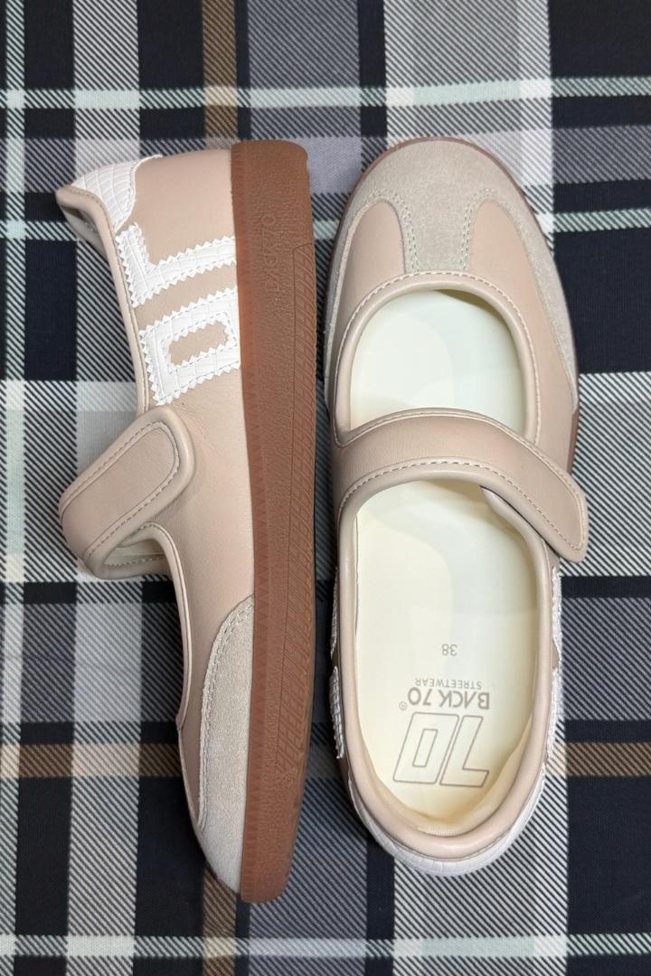 Back 70: Aya Sneakerina-Beige Milk-9- Shoes-BACK 70-Usher & Co - Women's Boutique Located in Atoka, OK and Durant, OK