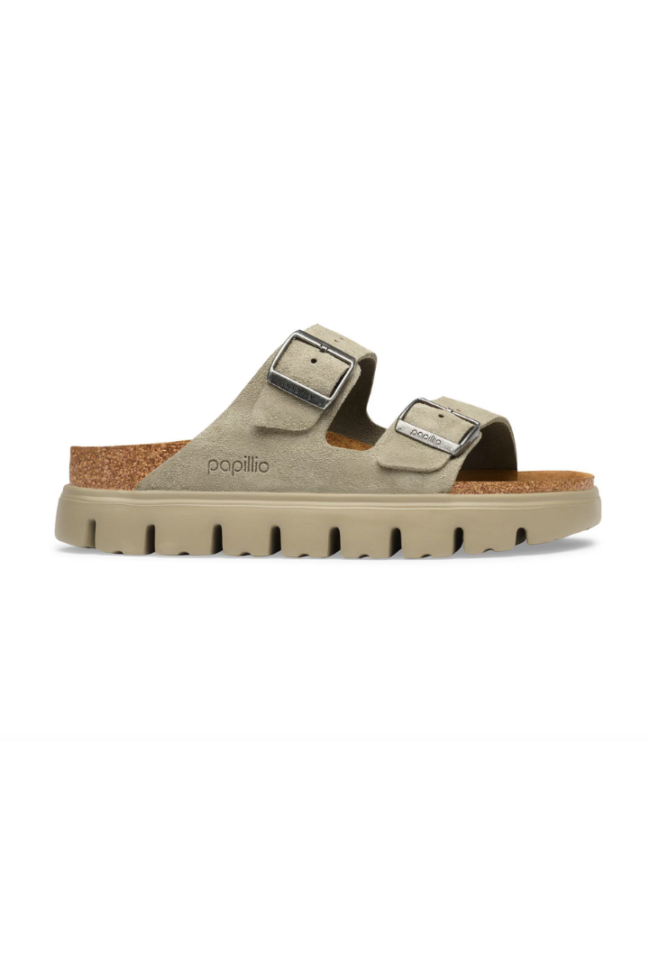 Birkenstock: Arizona Chunky Suede-Taupe Tonal-9- Shoes-Birkenstock-Usher & Co - Women's Boutique Located in Atoka, OK and Durant, OK