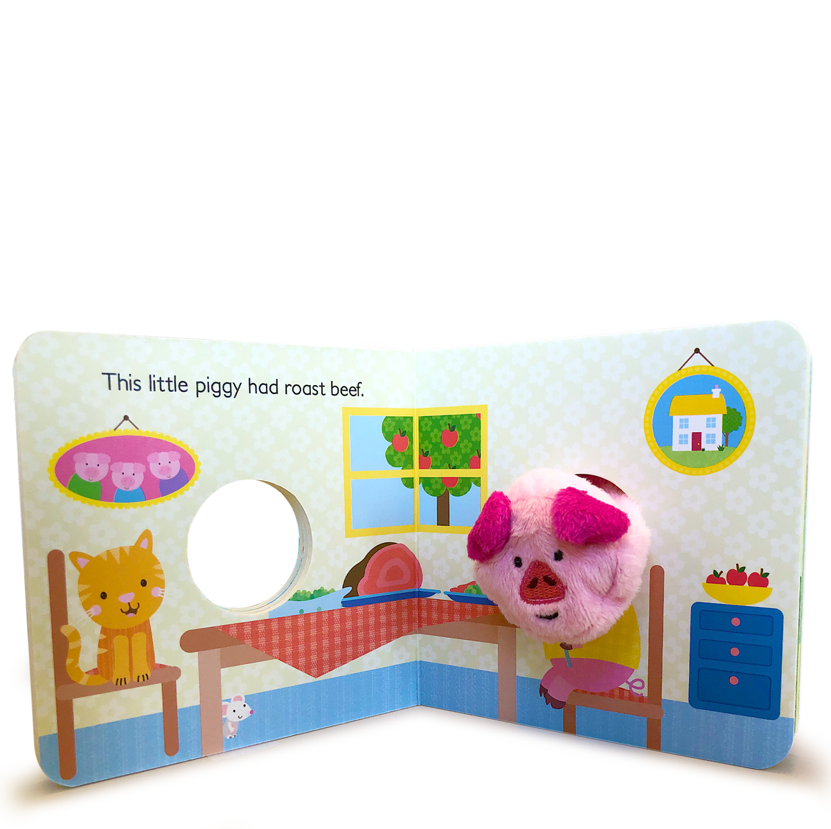This Little Piggy Nursery Rhyme Finger Puppet Board Book-12- Baby/Kids/Men-Cottage Door Press-Usher & Co - Women's Boutique Located in Atoka, OK and Durant, OK