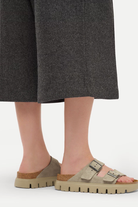 Birkenstock: Arizona Chunky Suede-Taupe Tonal-9- Shoes-Birkenstock-Usher & Co - Women's Boutique Located in Atoka, OK and Durant, OK