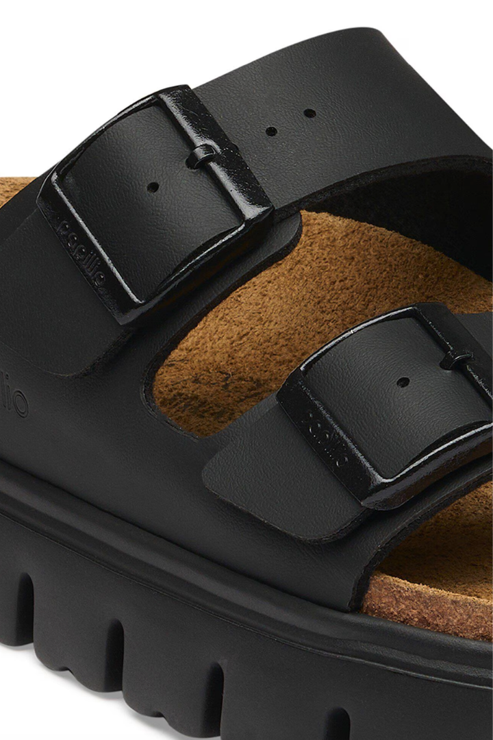 Birkenstock: Arizona Chunky Birko Flor-Black-9- Shoes-Birkenstock-Usher & Co - Women's Boutique Located in Atoka, OK and Durant, OK