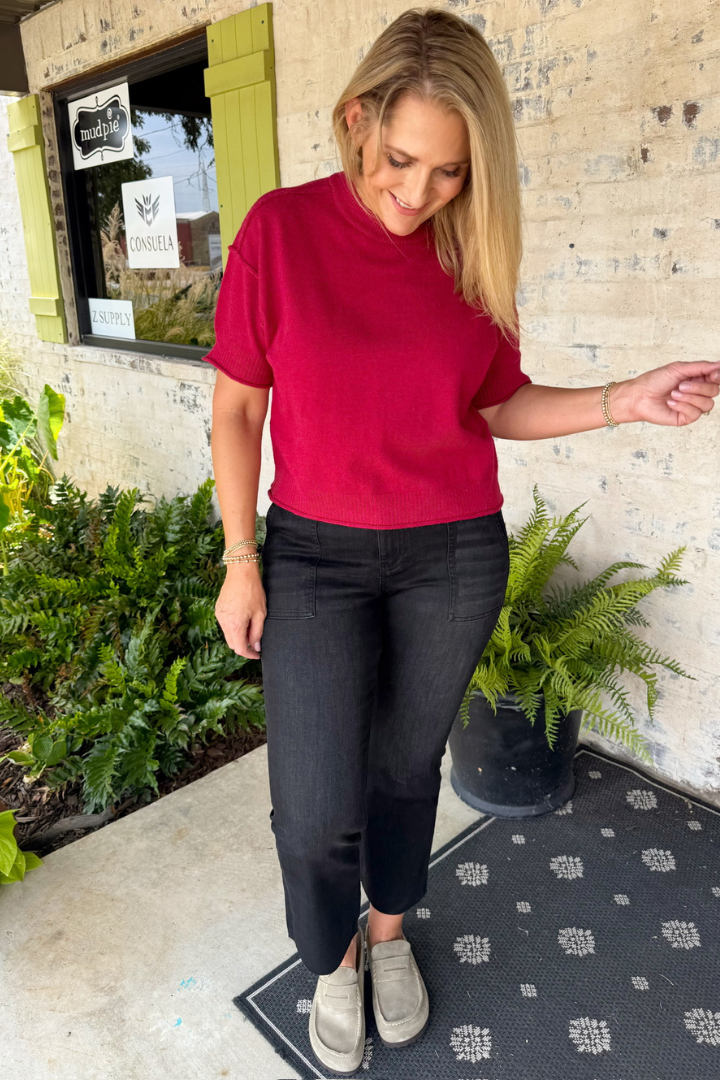 Kut From The Kloth: Kelsey-Black-5- Denim-KUT FROM THE KLOTH-Usher & Co - Women's Boutique Located in Atoka, OK and Durant, OK