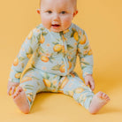Copper Pearl: Convertible Zip-Up Footie - Melody-12- Baby/Kids/Men-Copper Pearl-Usher & Co - Women's Boutique Located in Atoka, OK and Durant, OK