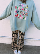 Filthy Animal Sweatshirt-1- Tops-Etta + East-Usher & Co - Women's Boutique Located in Atoka, OK and Durant, OK