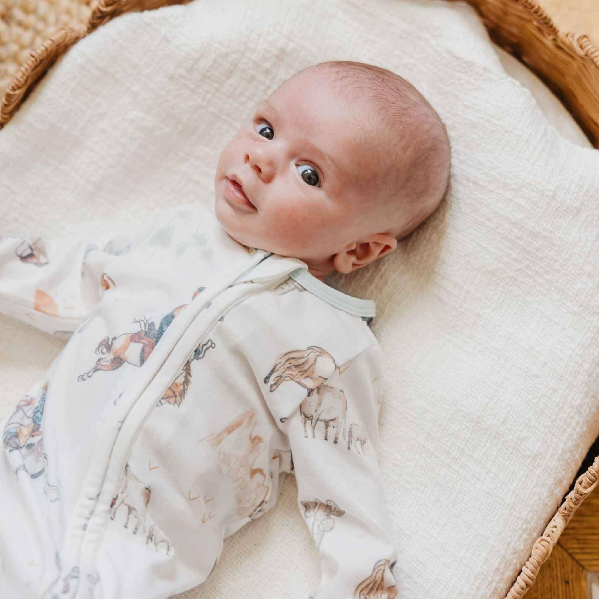 Copper Pearl: Zip-Up Footie Pajama - Boone-12- Baby/Kids/Men-Copper Pearl-Usher & Co - Women's Boutique Located in Atoka, OK and Durant, OK