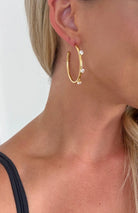 Willow Hoops Earrings-Gold-7- Jewelry-ChanSutt Pearls-Usher & Co - Women's Boutique Located in Atoka, OK and Durant, OK
