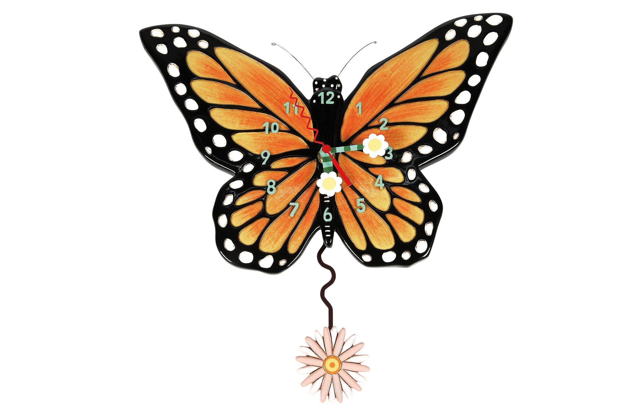 ALLEND: Spread Your Wings Clock-11- Gift/Home-Enesco-Usher & Co - Women's Boutique Located in Atoka, OK and Durant, OK