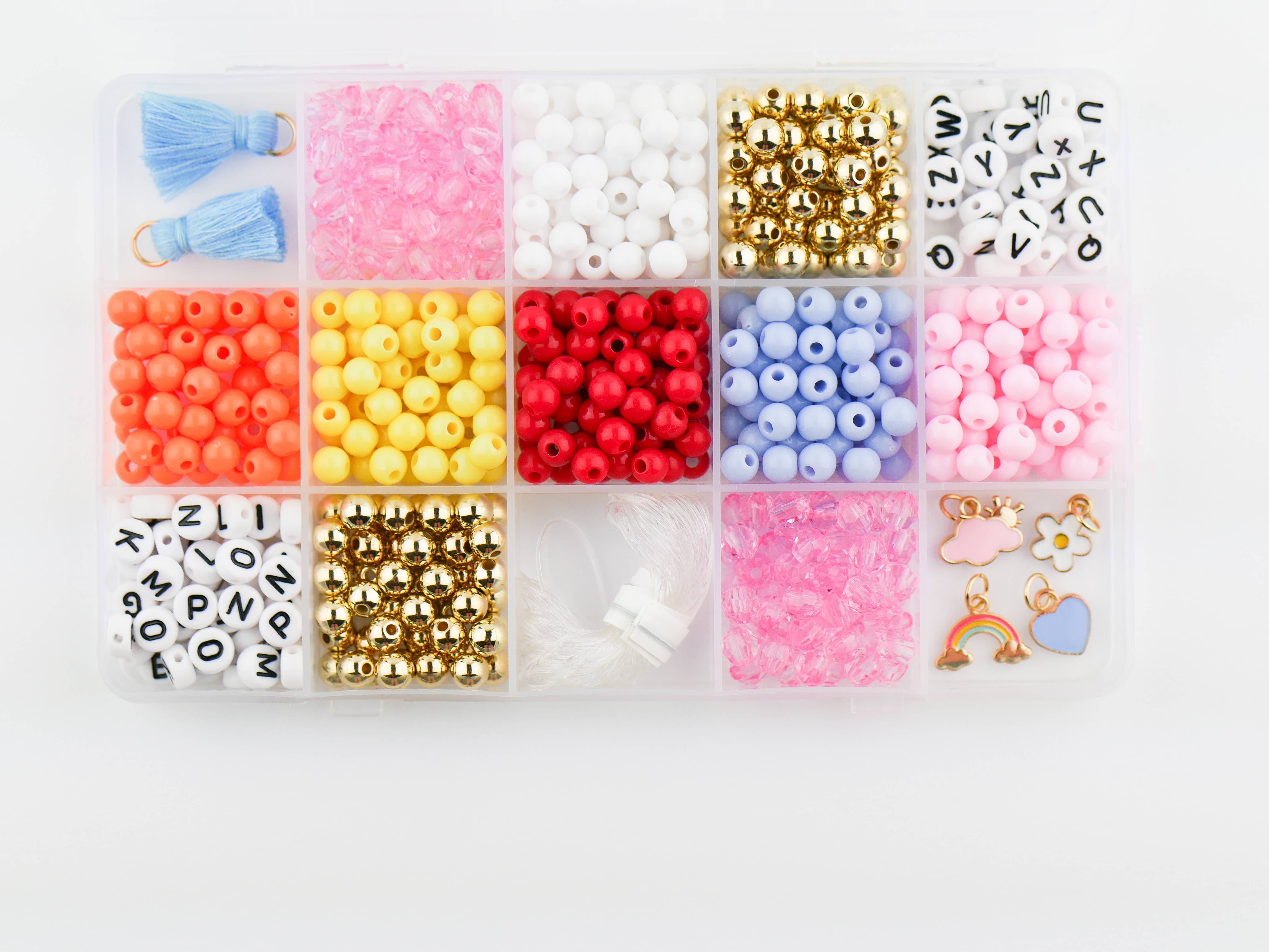 Color My World Rainbow Stretchy Bracelet Kit-11- Gift/Home-Stacked Sweetly-Usher & Co - Women's Boutique Located in Atoka, OK and Durant, OK