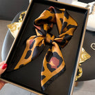 Leopard Satin Square Scarf-8- Accessory-ACCITY-Usher & Co - Women's Boutique Located in Atoka, OK and Durant, OK