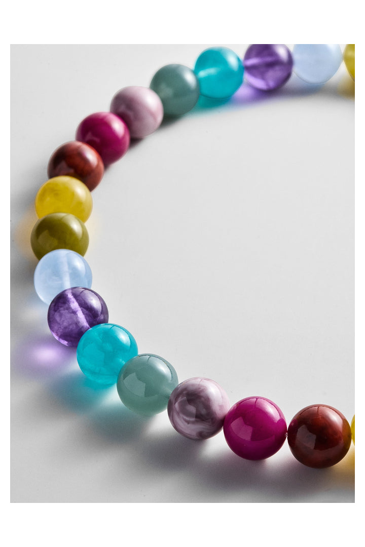 Baublebar: Mini Jane Beaded Necklace - Multi-7- Jewelry-Baublebar-Usher & Co - Women's Boutique Located in Atoka, OK and Durant, OK