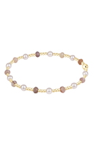 enewton: Sincerity Gemstone Pearl 4mm Bracelet-Botswana Agate-7- Jewelry-ENEWTON-Usher & Co - Women's Boutique Located in Atoka, OK and Durant, OK